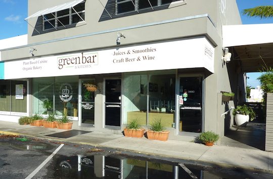 green bar and kitchen miami